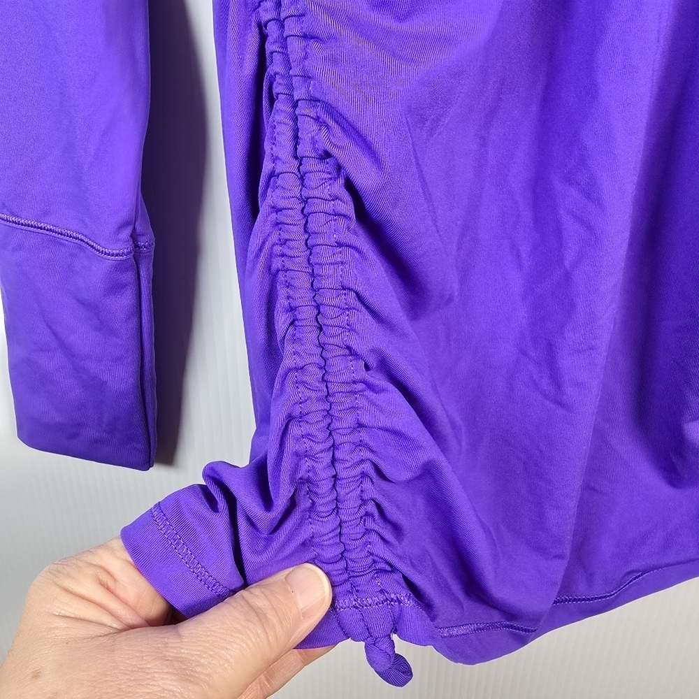 NWOT Calia By Carrie Underwood Purple Long Sleeve Quarter Zip Pullover Size S - Picture 5 of 9
